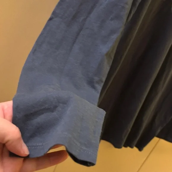 NWT Life Is Good Navy Hoodie with Olive Butterfly Heart Large - Picture 5 of 7